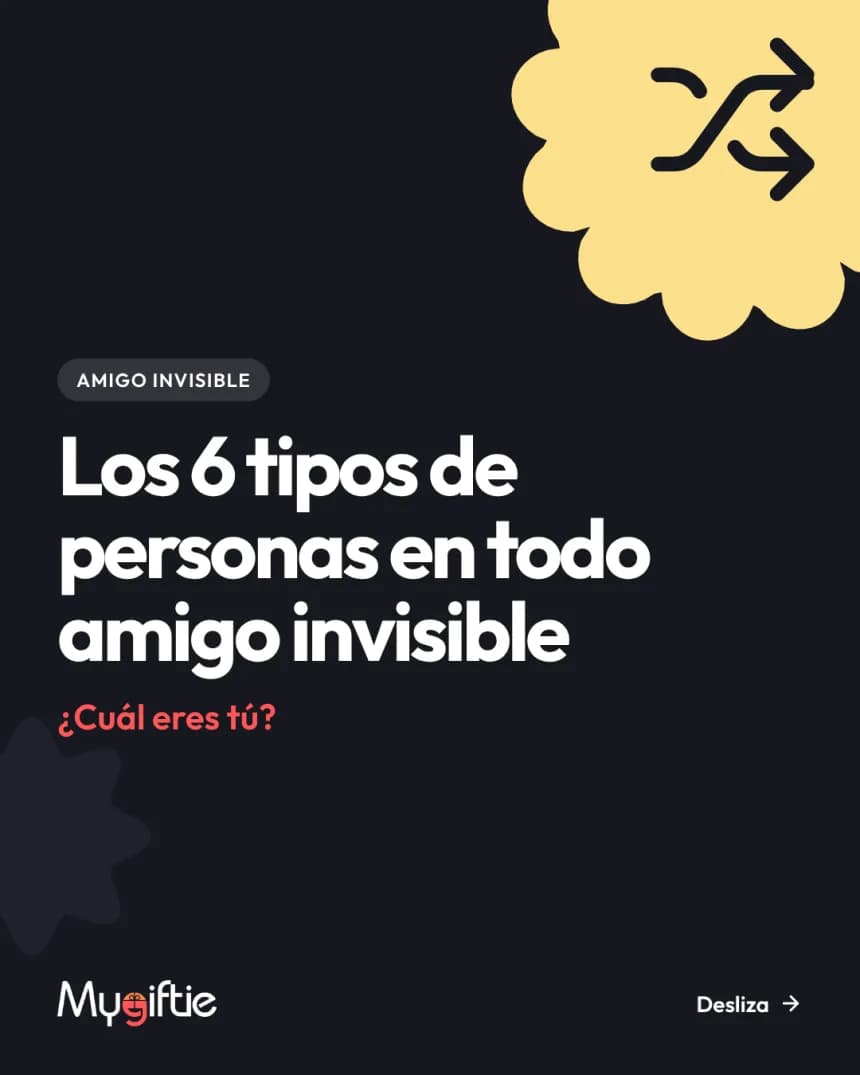 Carrusel d'Instagram de MyGiftie sobre l'amic invisible