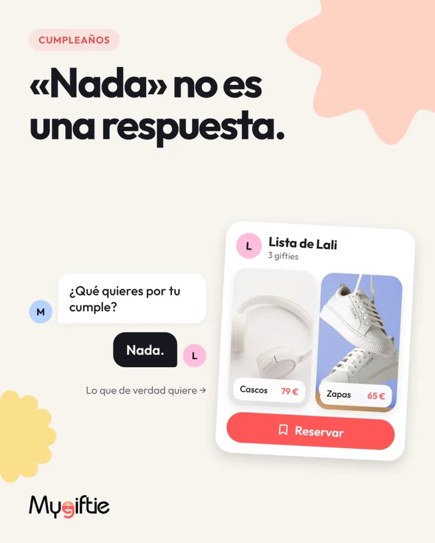 Publicació d'Instagram de MyGiftie sobre aniversaris