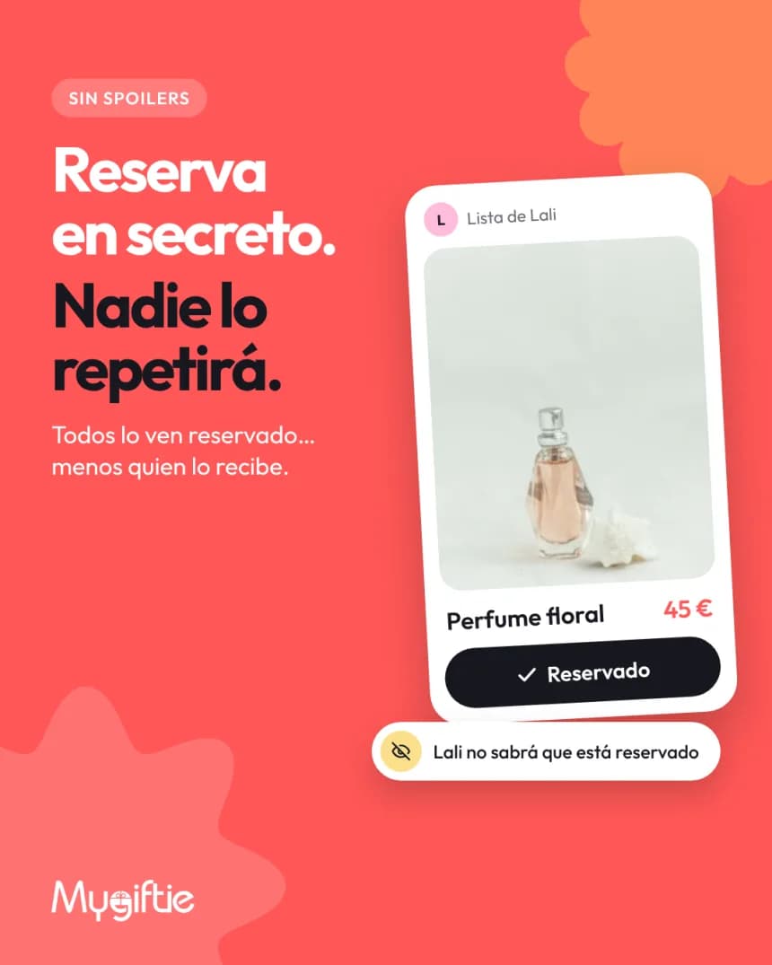Publicació d'Instagram de MyGiftie sobre reserves secretes