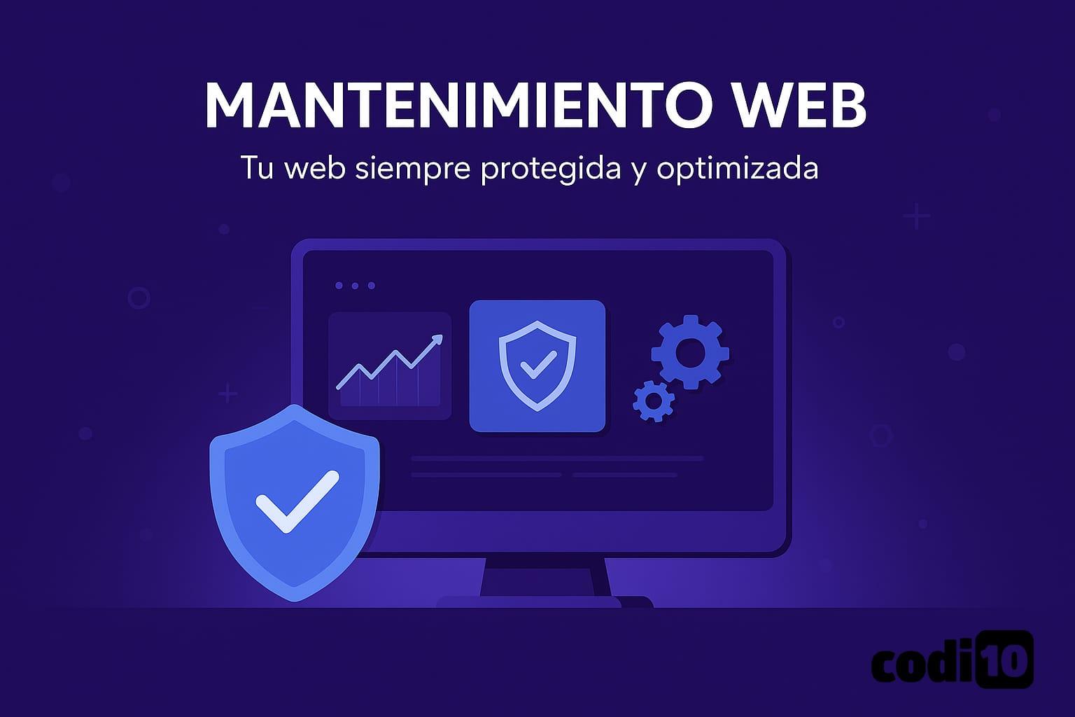 Hombre mirando una página web en su ordenador